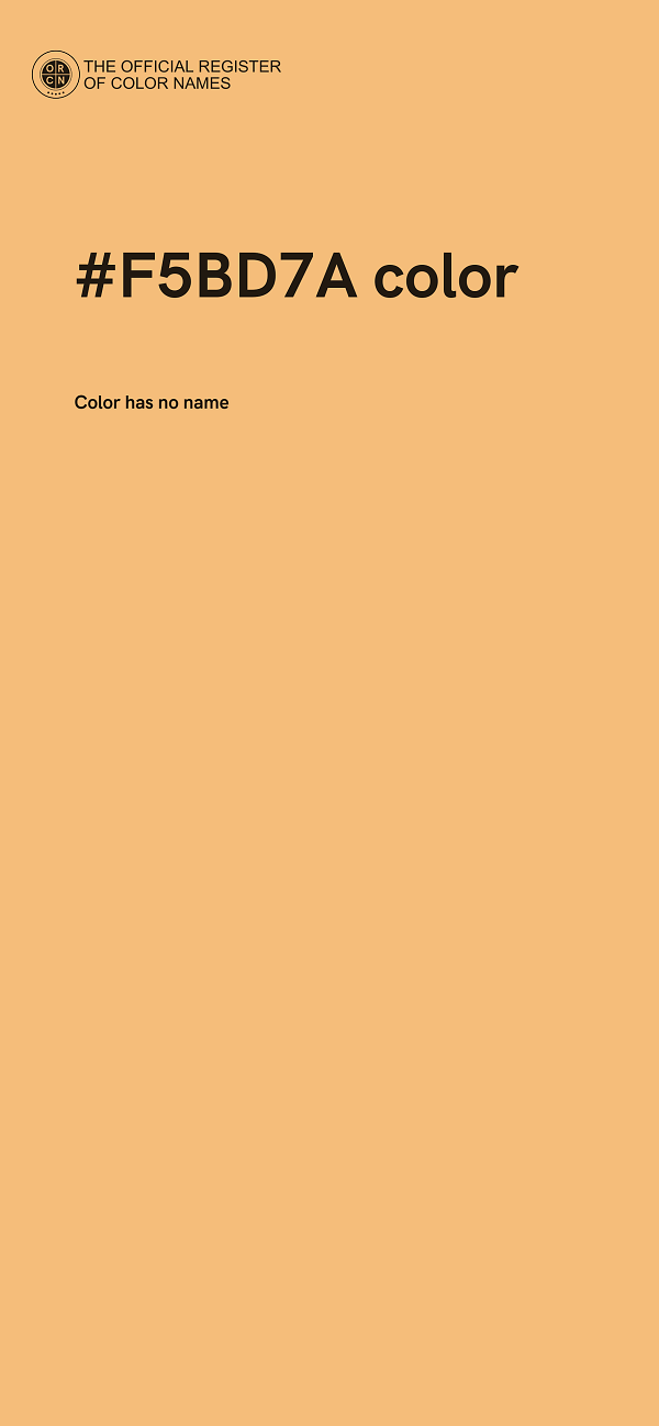 #F5BD7A color image