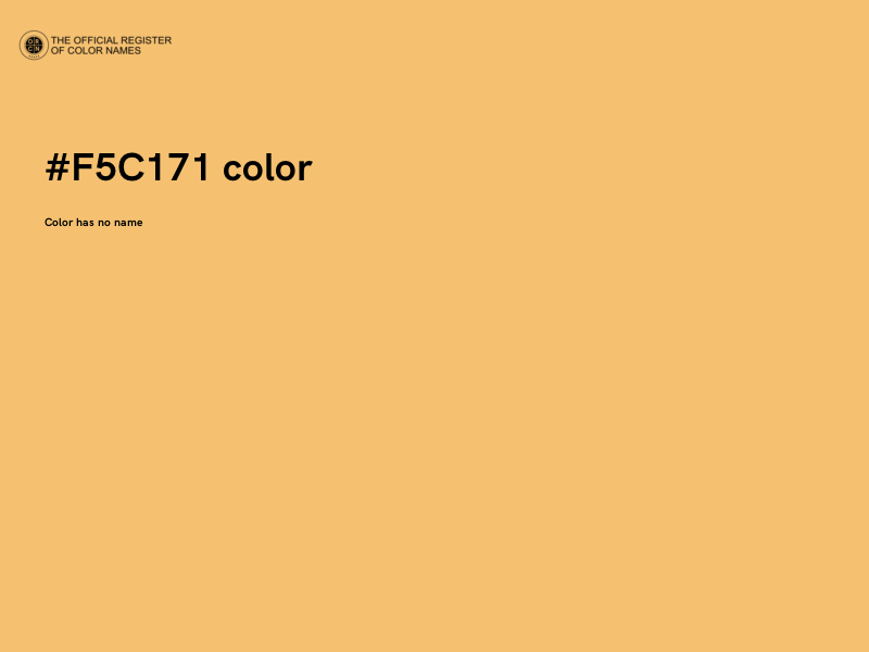 #F5C171 color image