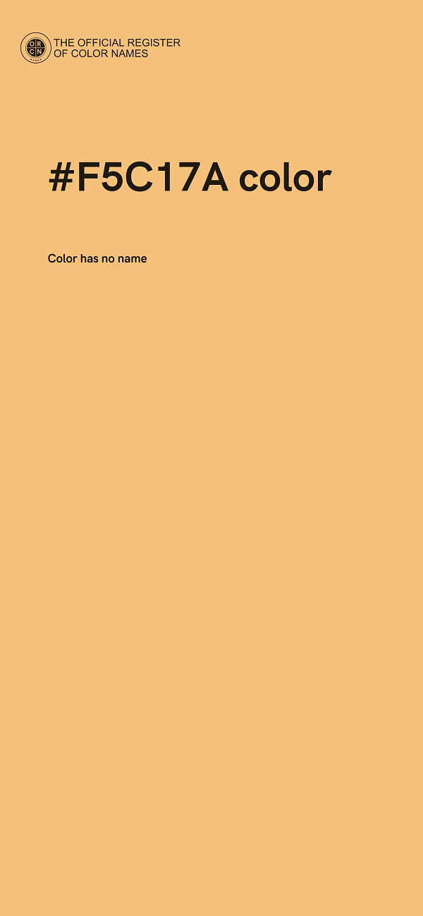 #F5C17A color image