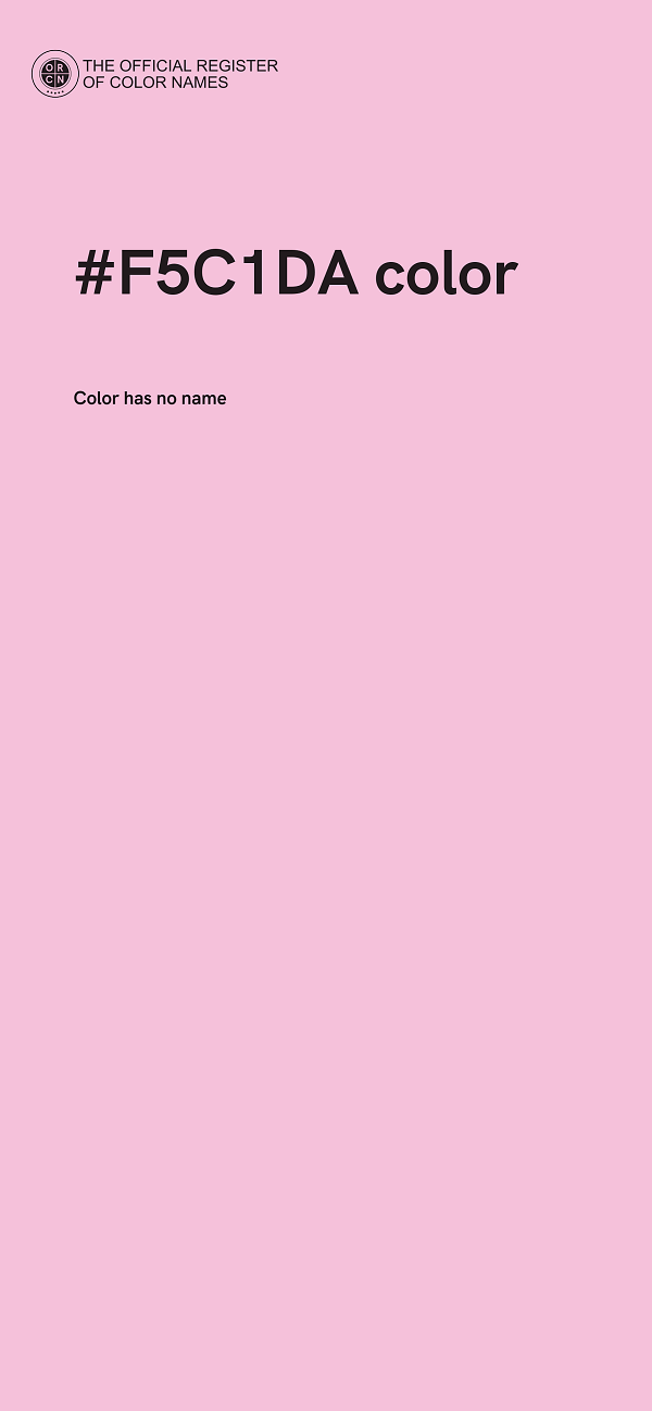 #F5C1DA color image