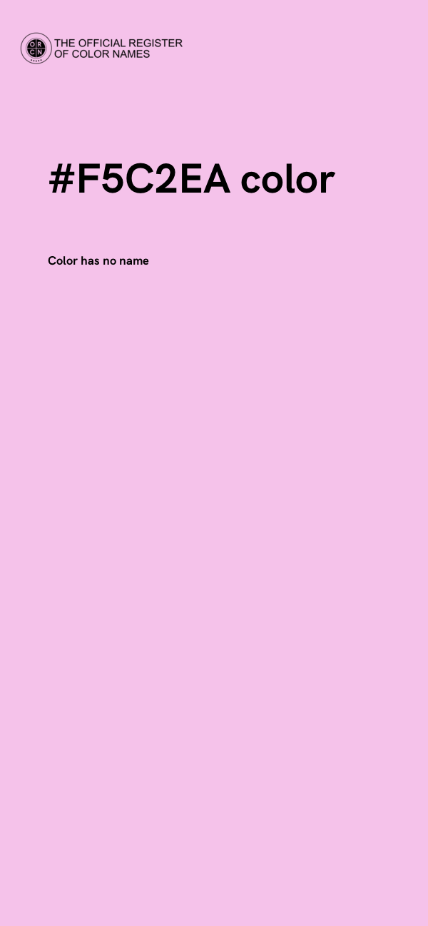 #F5C2EA color image
