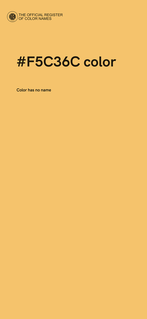 #F5C36C color image