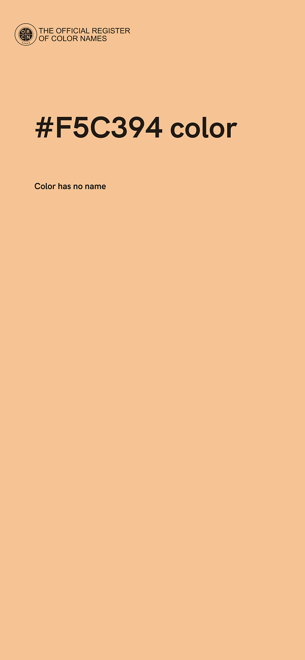 #F5C394 color image
