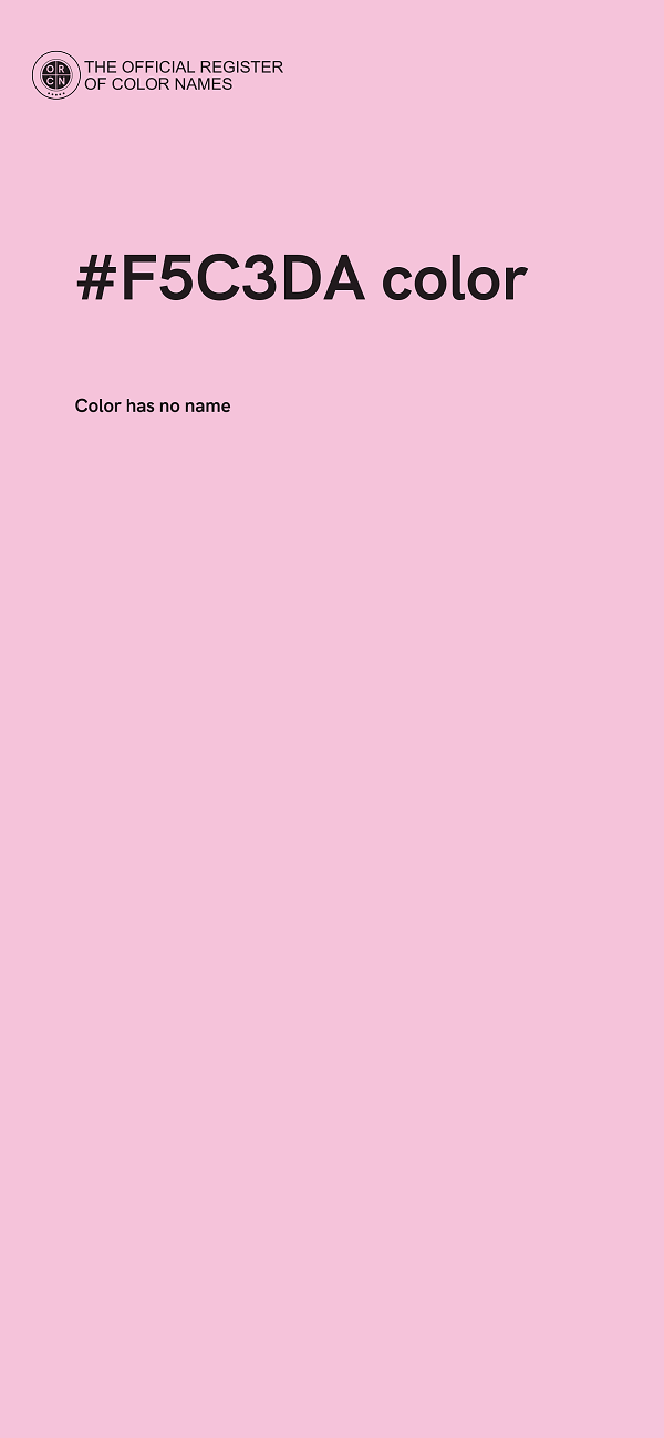 #F5C3DA color image