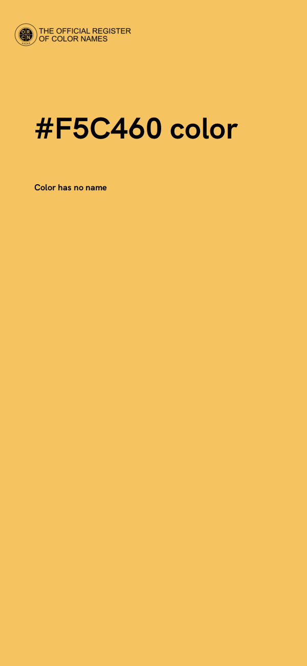 #F5C460 color image