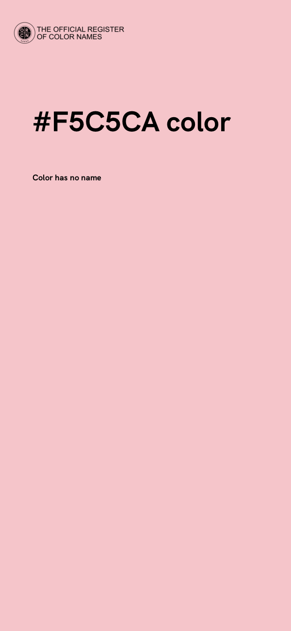 #F5C5CA color image