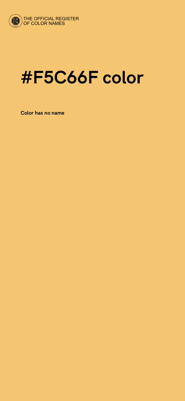 #F5C66F color image