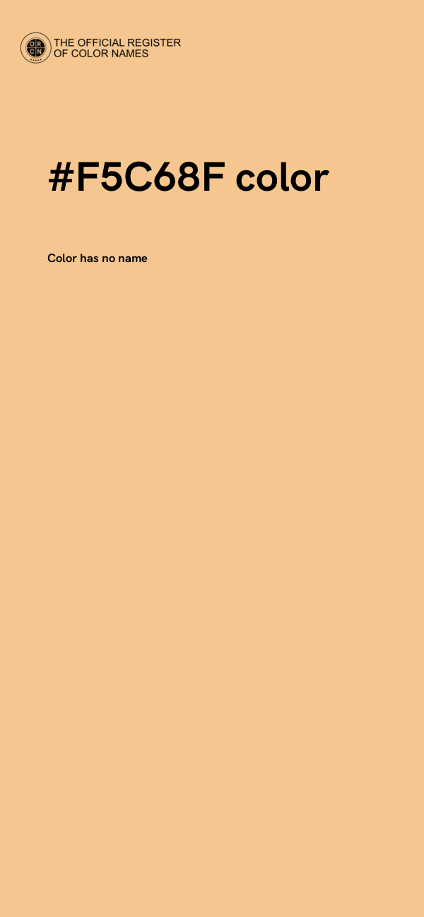 #F5C68F color image