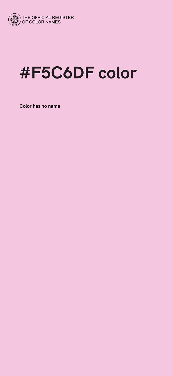 #F5C6DF color image