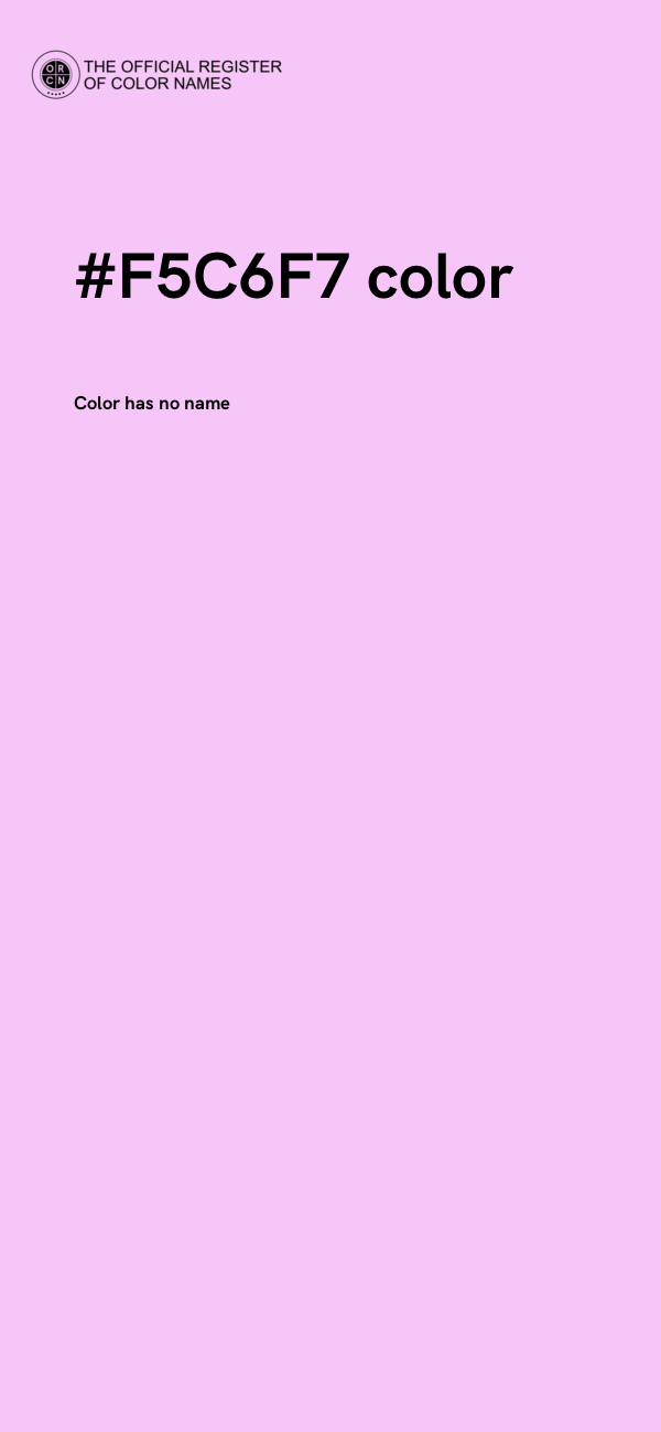 #F5C6F7 color image