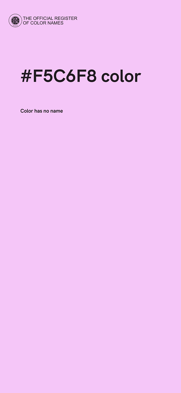 #F5C6F8 color image
