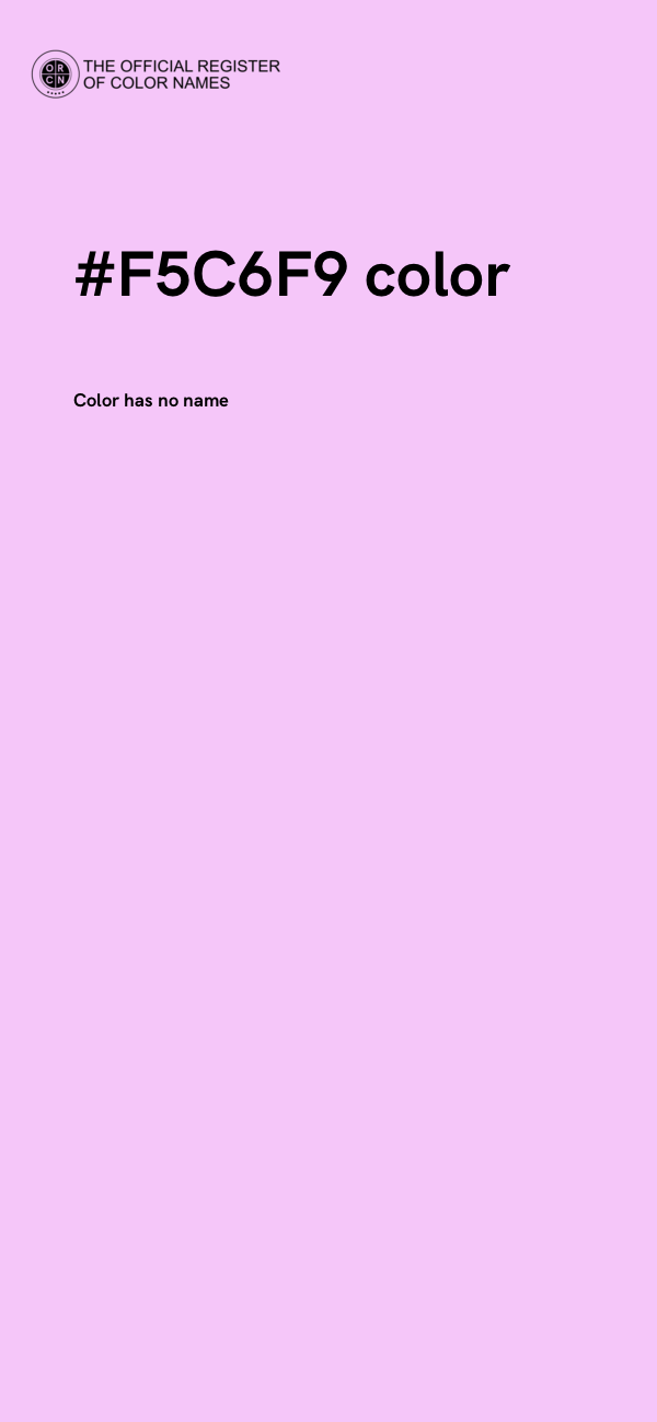 #F5C6F9 color image