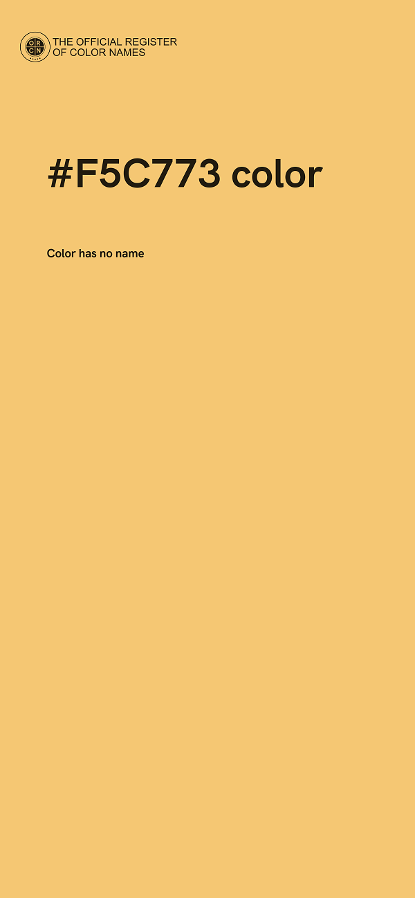 #F5C773 color image