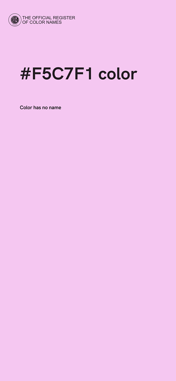 #F5C7F1 color image