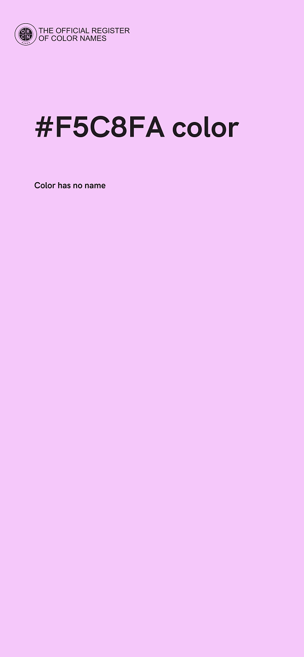 #F5C8FA color image