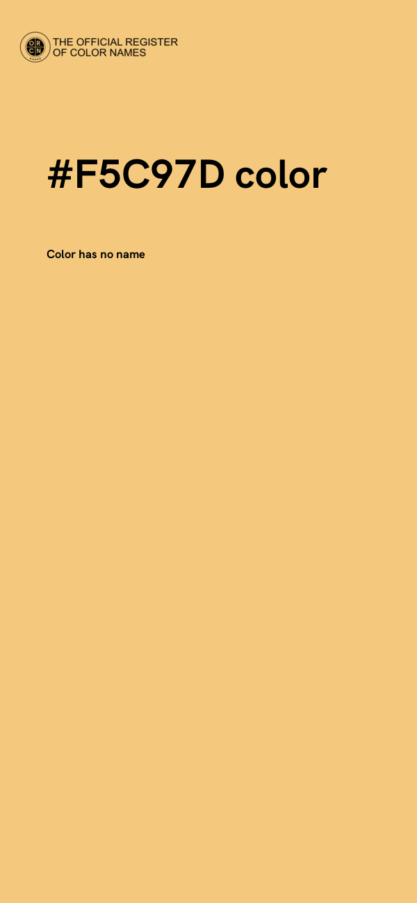 #F5C97D color image