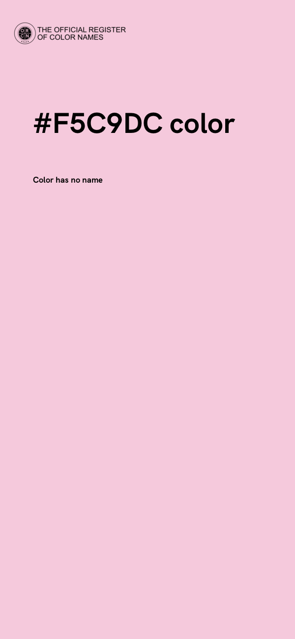 #F5C9DC color image