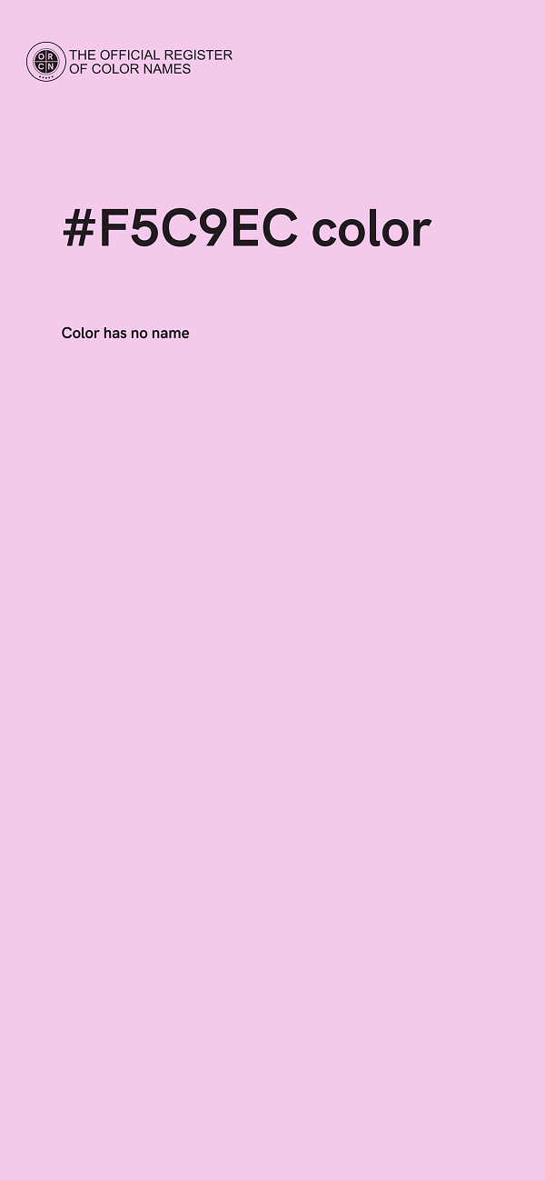 #F5C9EC color image