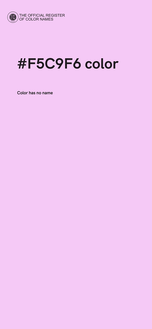 #F5C9F6 color image