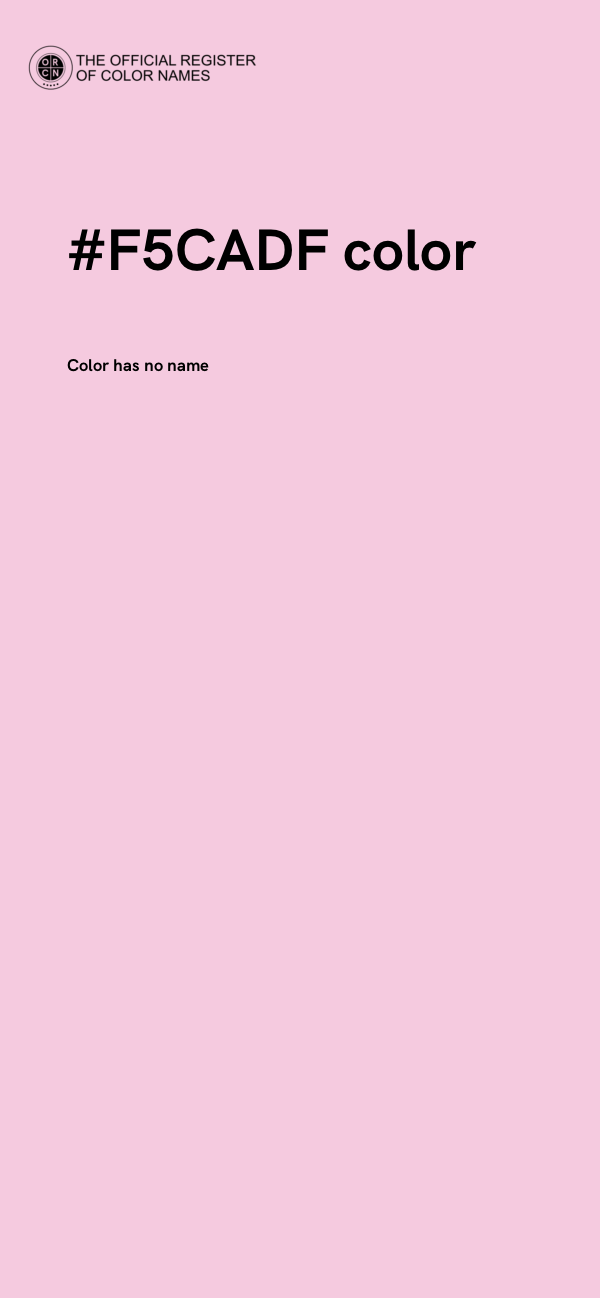 #F5CADF color image