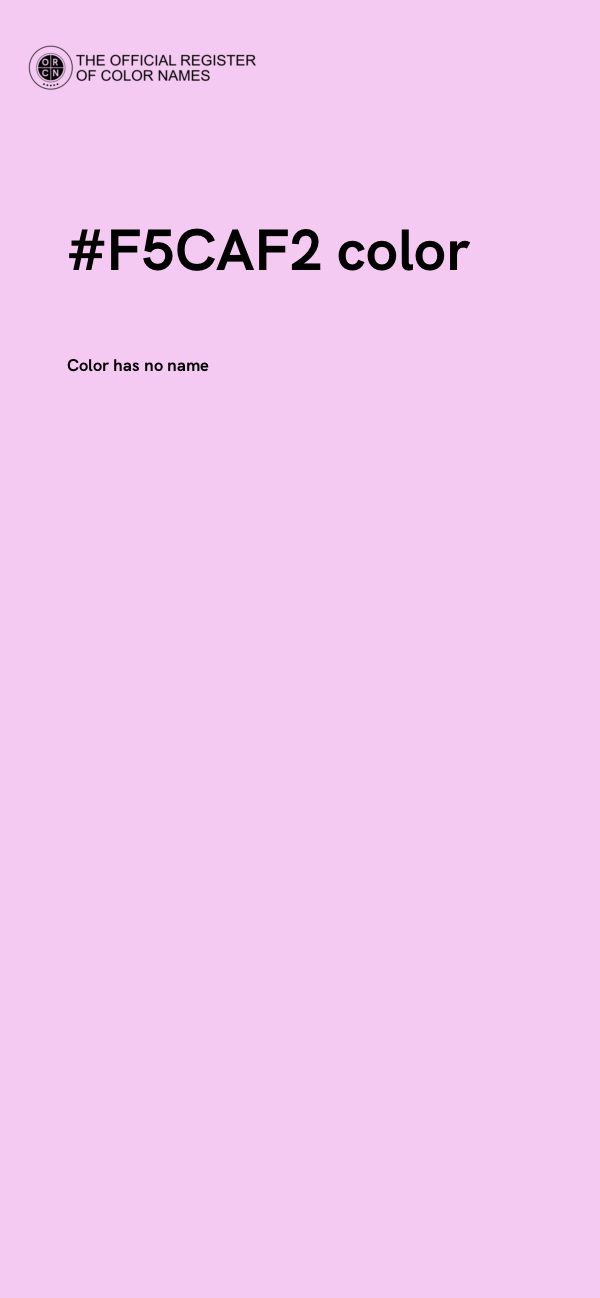 #F5CAF2 color image