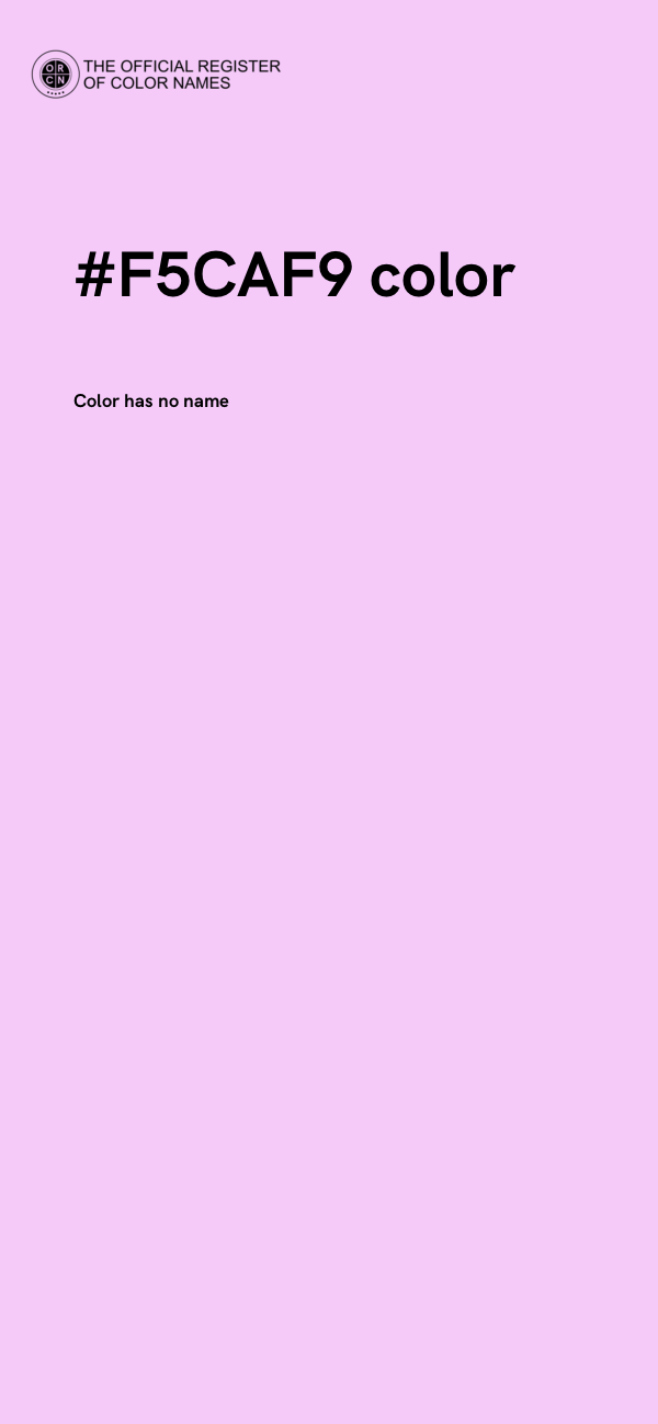 #F5CAF9 color image