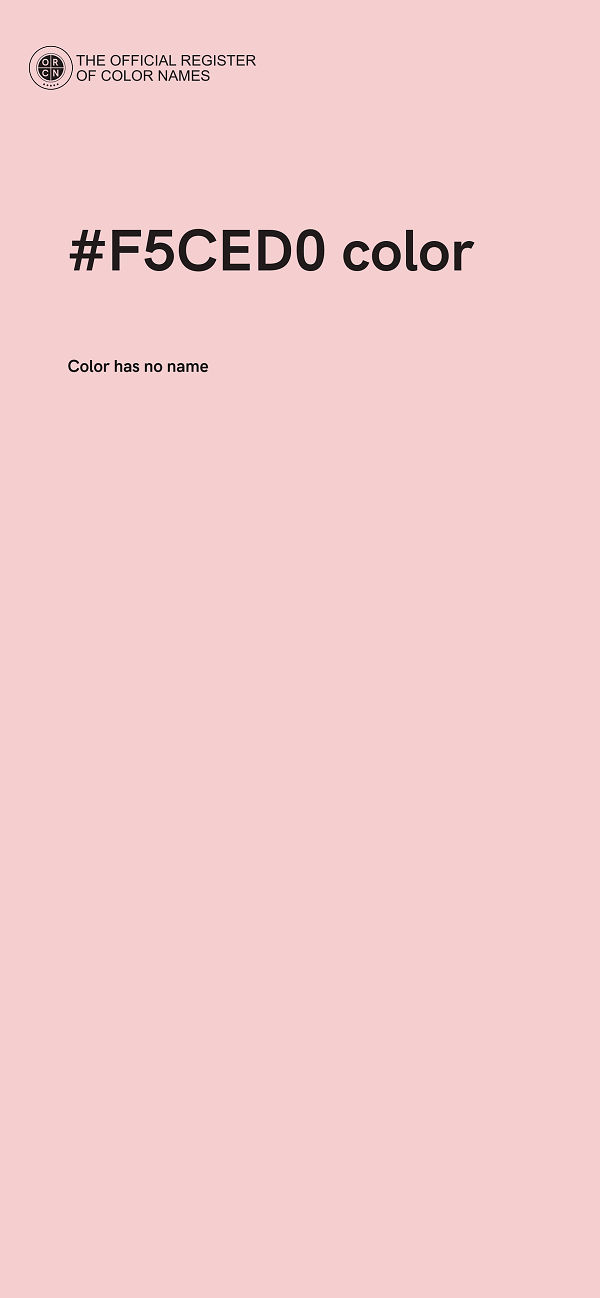 #F5CED0 color image