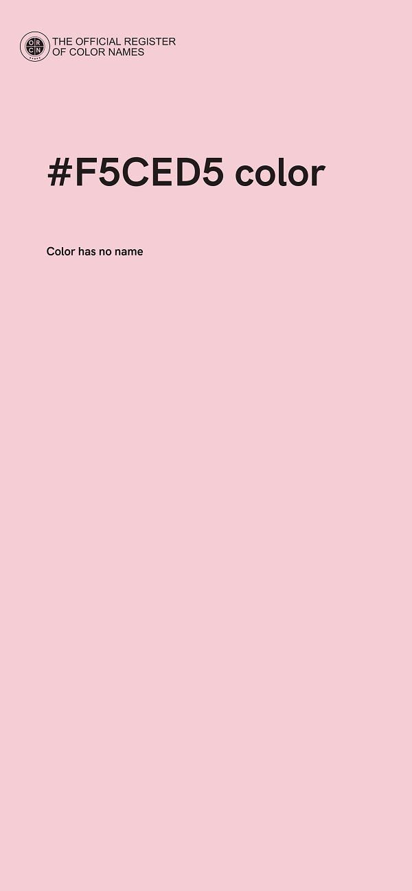 #F5CED5 color image