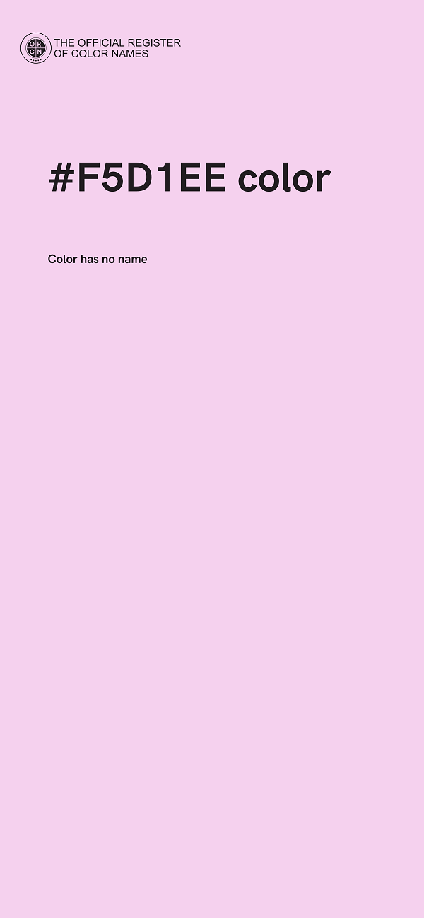 #F5D1EE color image