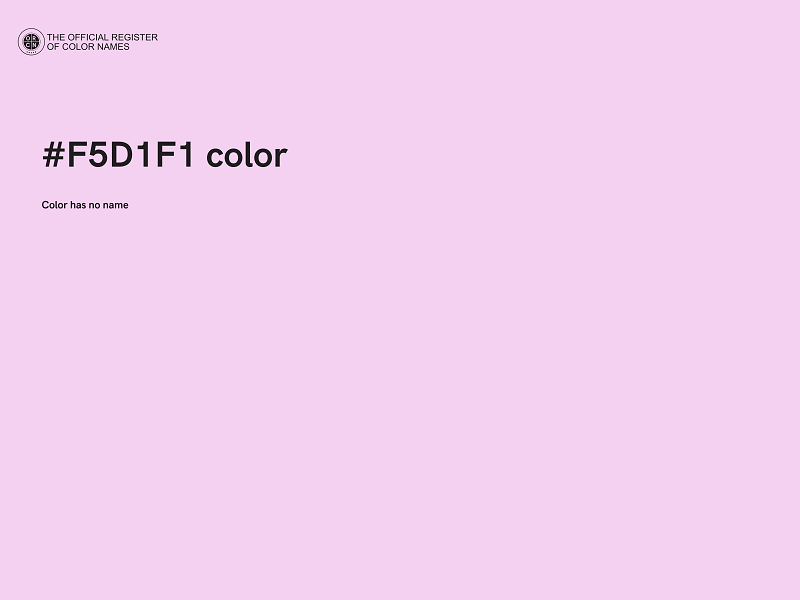 #F5D1F1 color image