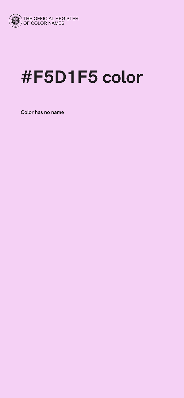 #F5D1F5 color image