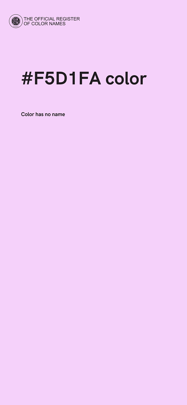 #F5D1FA color image
