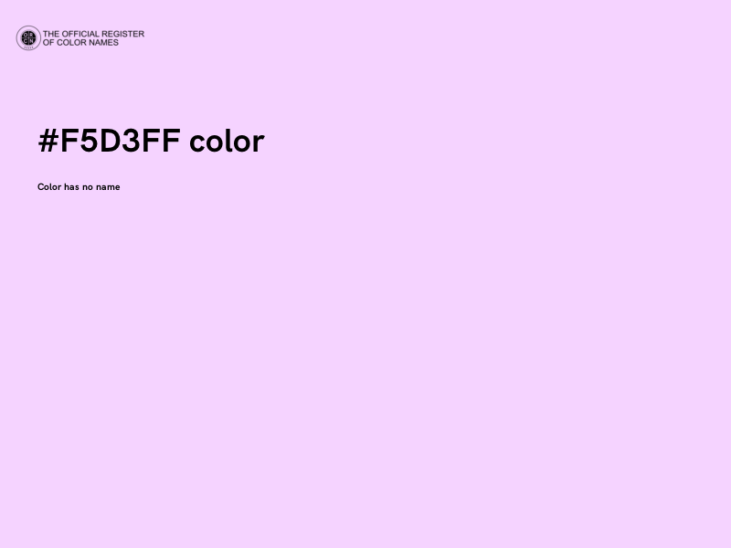 #F5D3FF color image