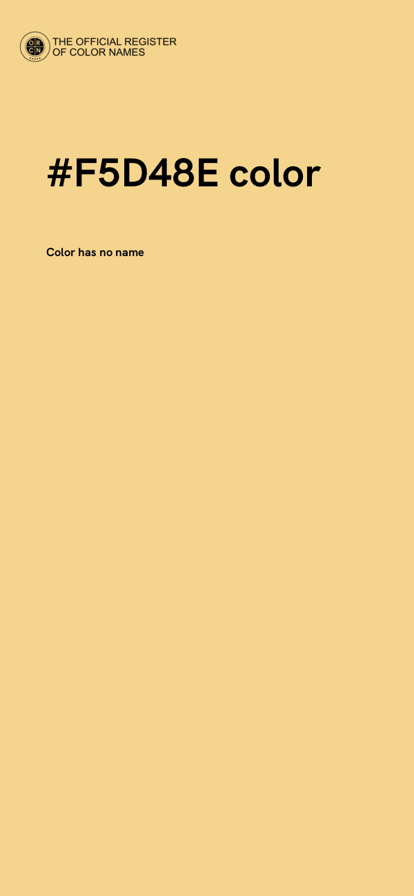 #F5D48E color image
