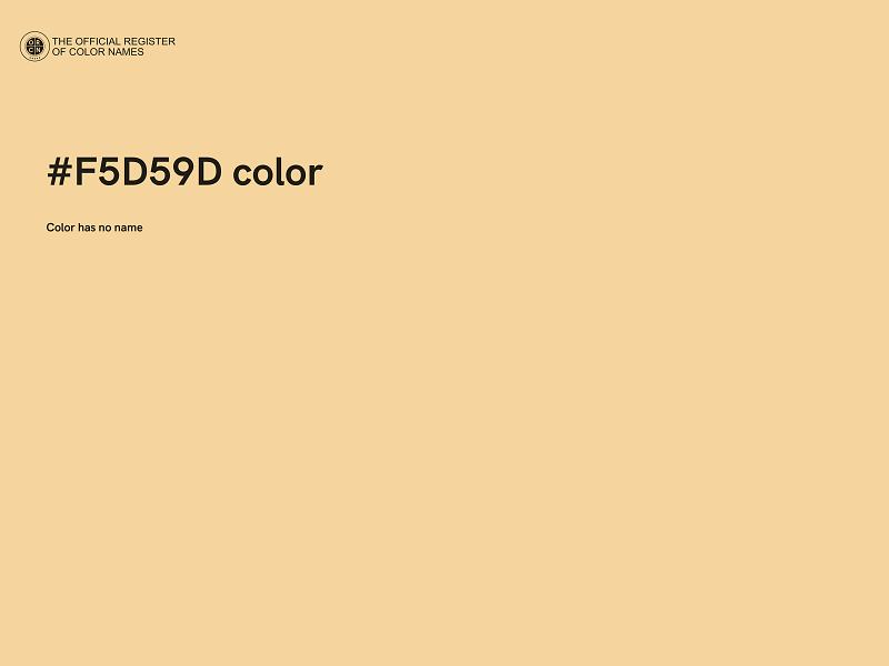 #F5D59D color image