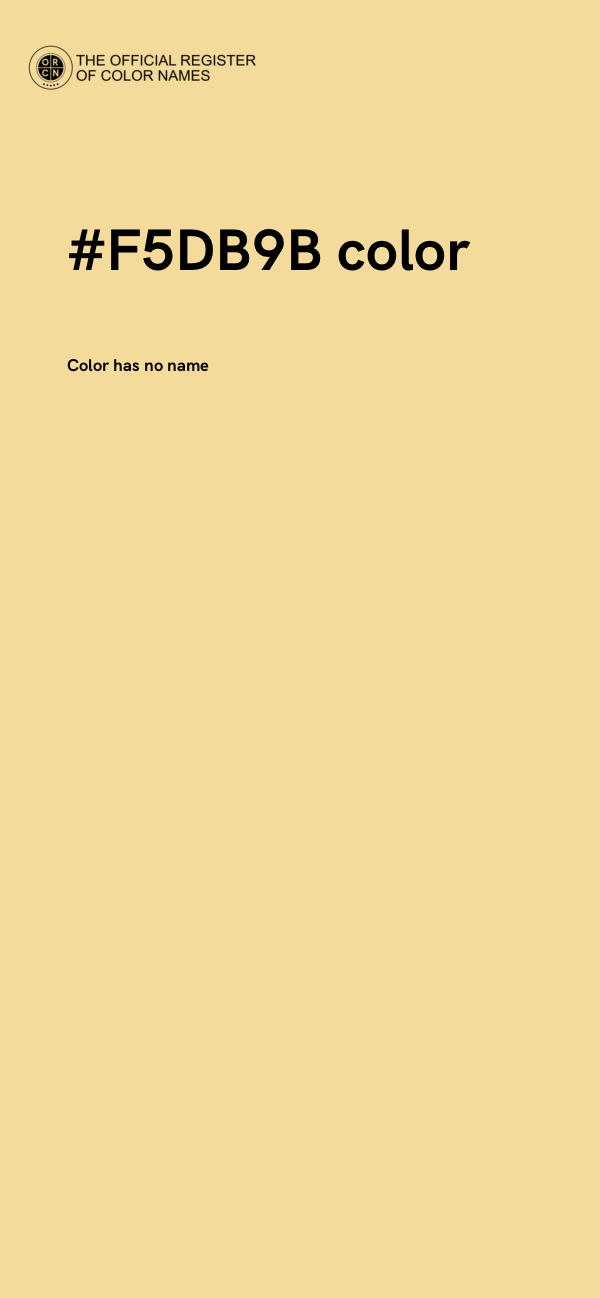 #F5DB9B color image