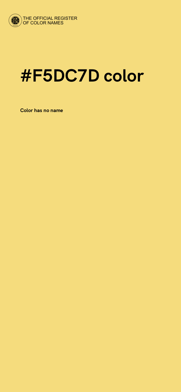#F5DC7D color image