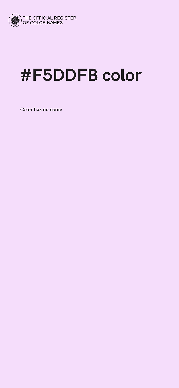 #F5DDFB color image