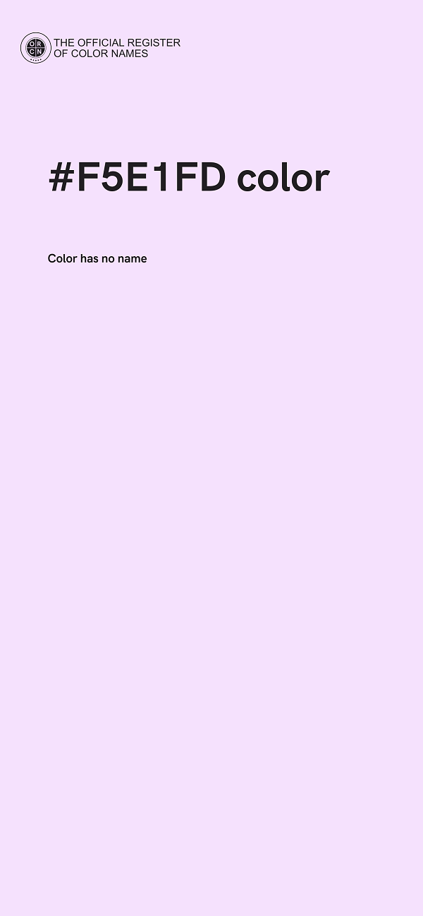 #F5E1FD color image