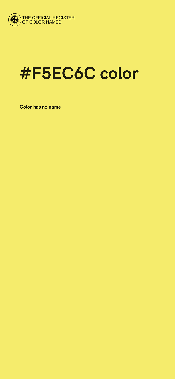 #F5EC6C color image