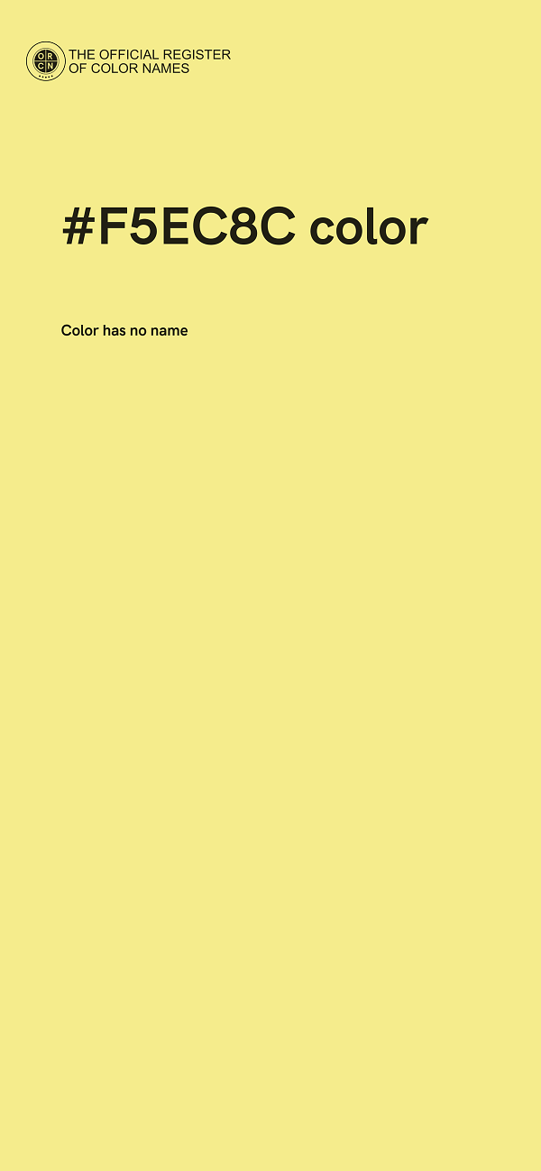 #F5EC8C color image