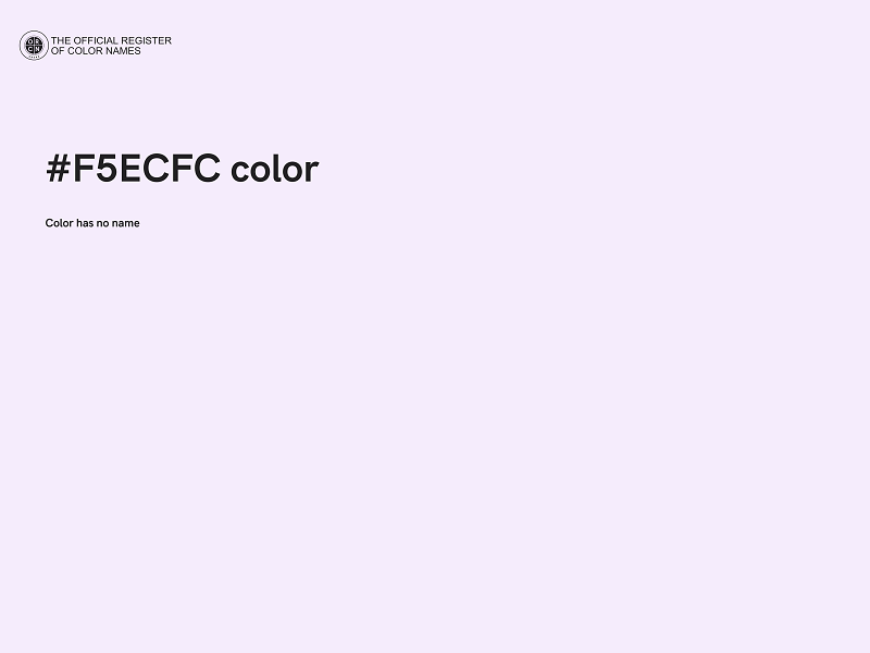 #F5ECFC color image