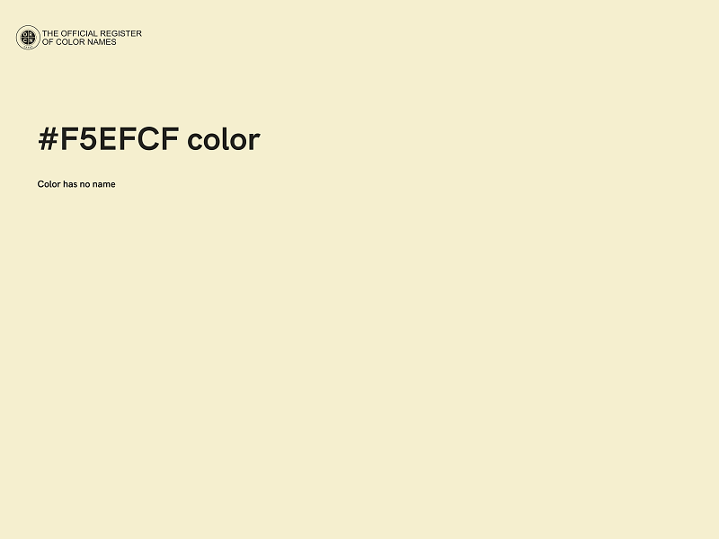 #F5EFCF color image