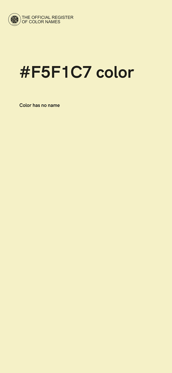 #F5F1C7 color image