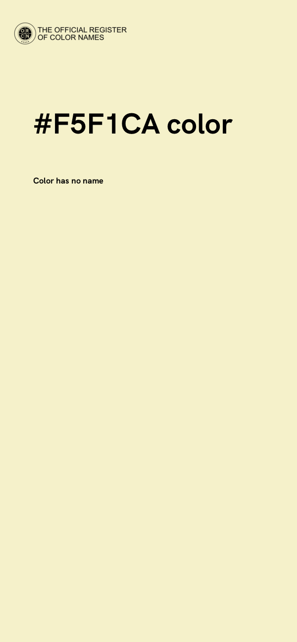 #F5F1CA color image