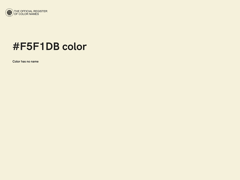 #F5F1DB color image