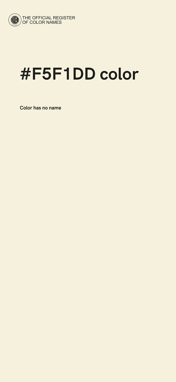 #F5F1DD color image