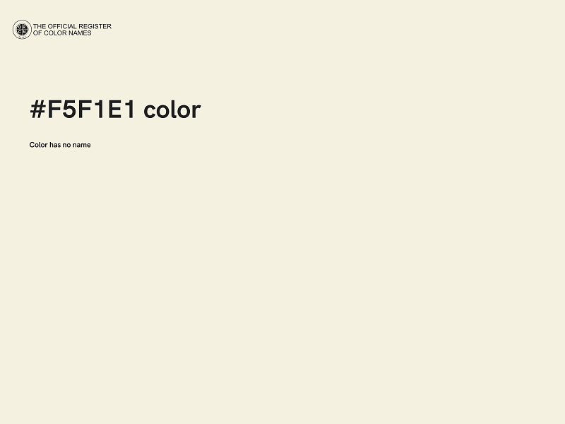 #F5F1E1 color image