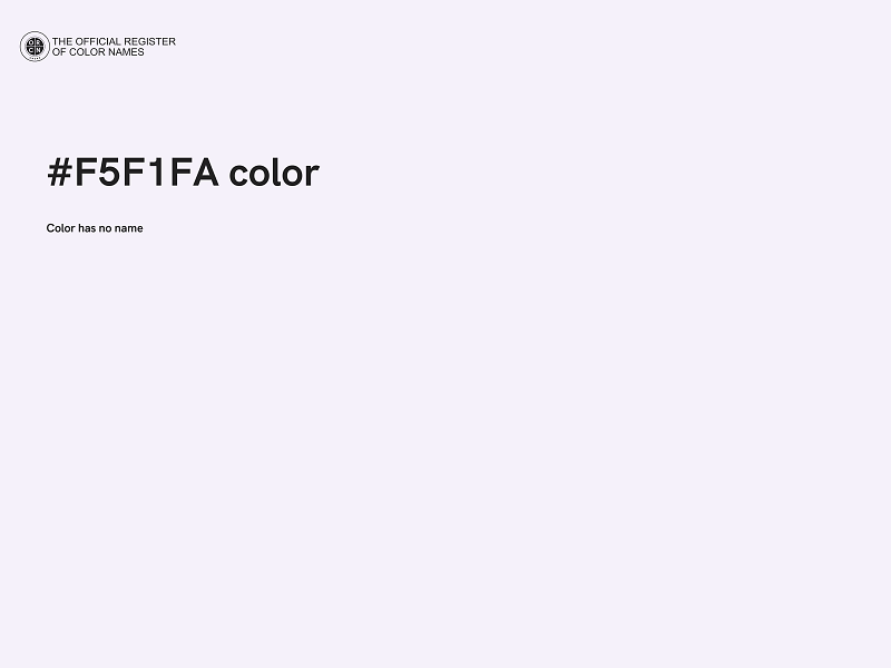 #F5F1FA color image