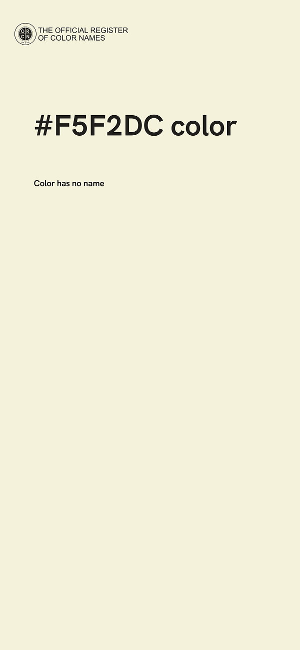 #F5F2DC color image